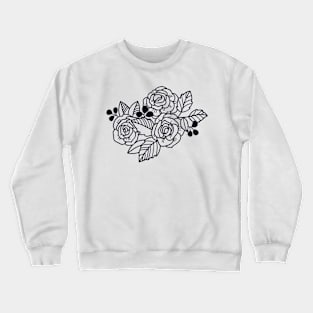 Art Flowers Crewneck Sweatshirt